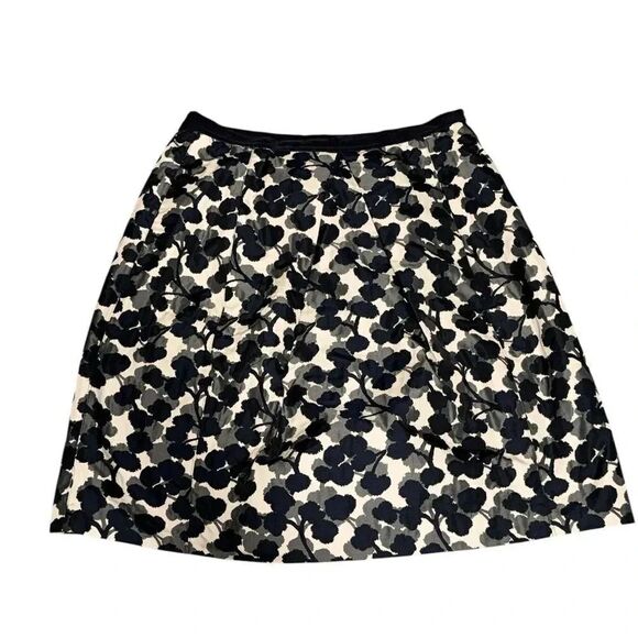Women’s Weekend Max Mara A-Line floral mini floral Skirt size 12 with pockets - Picture 3 of 7
